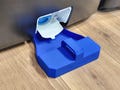 Front load washing machine filter compartment drain pan, water catch tray