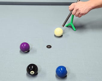 Extensión de puente para tiro de salto de billar, ayuda para el entrenamiento del taco de billar, estabilizador de eje