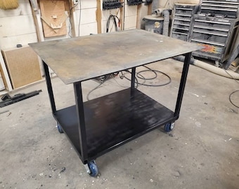 Welding Table DIY Plans: Steel Fabrication, Fixture Assembly (PDF & Word)