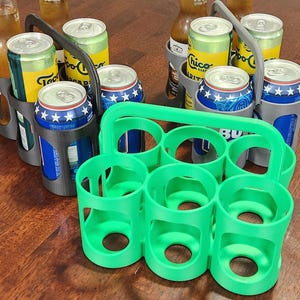 ビール用トートバッグ、飲料キャディ、6缶用トラベルキャリア、ソーダ缶収納、バーベキュー装飾