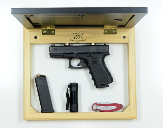 Hidden Gun Storage Case Concealment Furniture Cabinet Wall Etsy