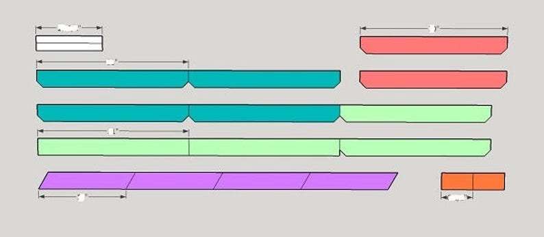 31 Kids toddler size small picnic table plan, step by step video guide, childrens outdoor patio furniture, simple wood project, dimensions image 3