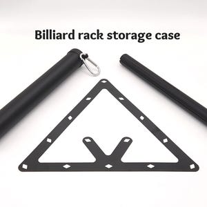 Estuche de almacenamiento para rack de billar plano, tubo de viaje para rack de billar, Magic Perfect Accu-rack