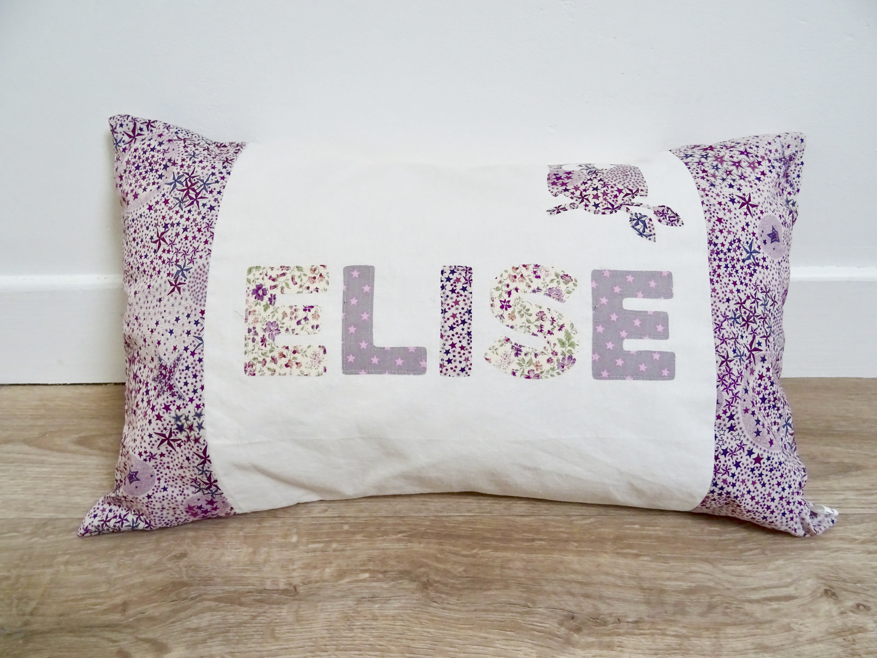 Coussin Prénom, Coussin à Personnaliser, Cadeau Naissance, Coussin Fille, Cadeau Bébé, Coussin Perso