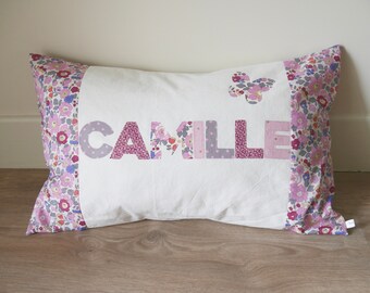 coussin prénom,coussin personnalisé, coussin personnalisable,cadeau naissance,chambre enfant,cadeau bébé,cadeau baptême,cadeau anniversaire