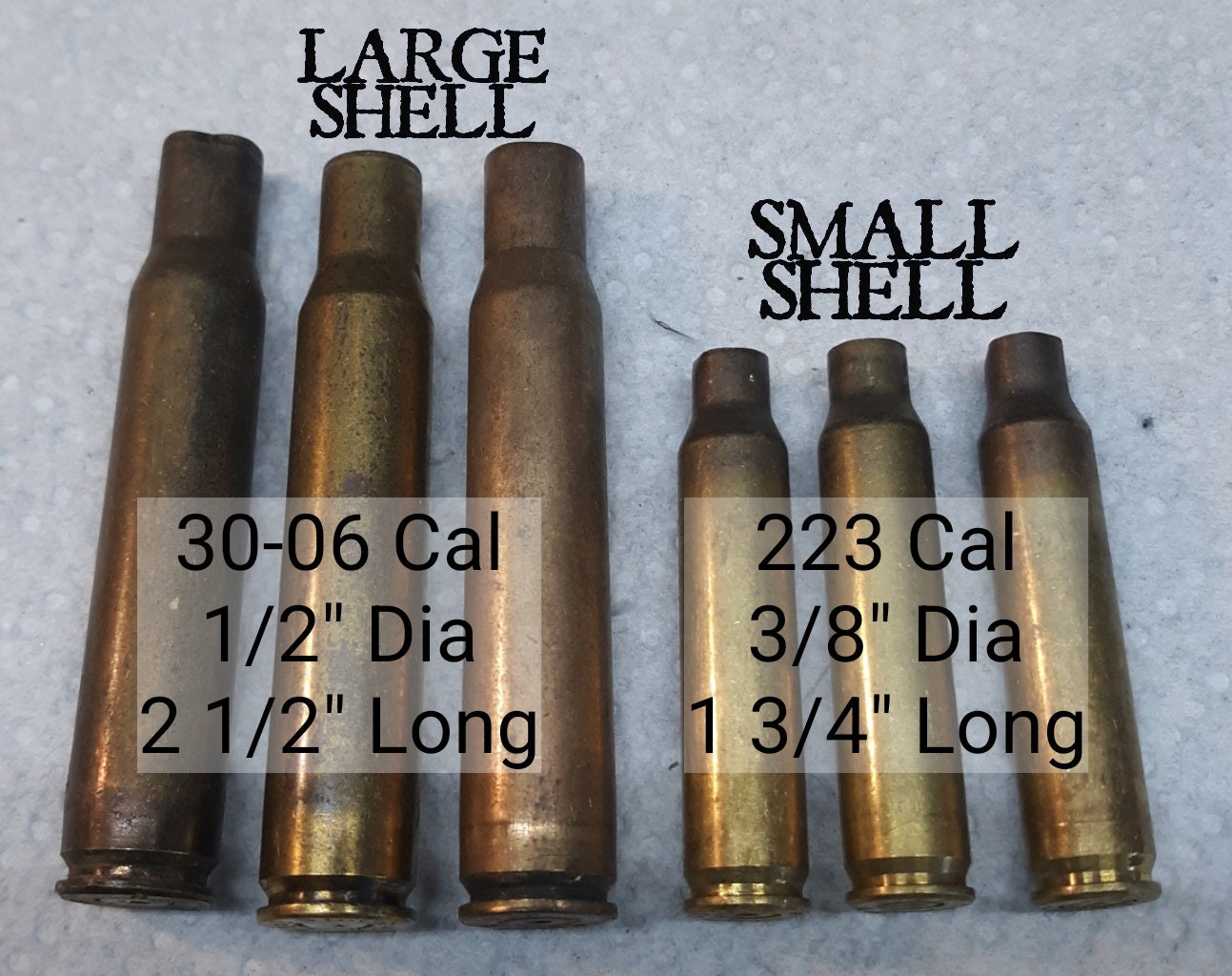 Three Volley Salute Memorial Shell Display, Laser Engraved