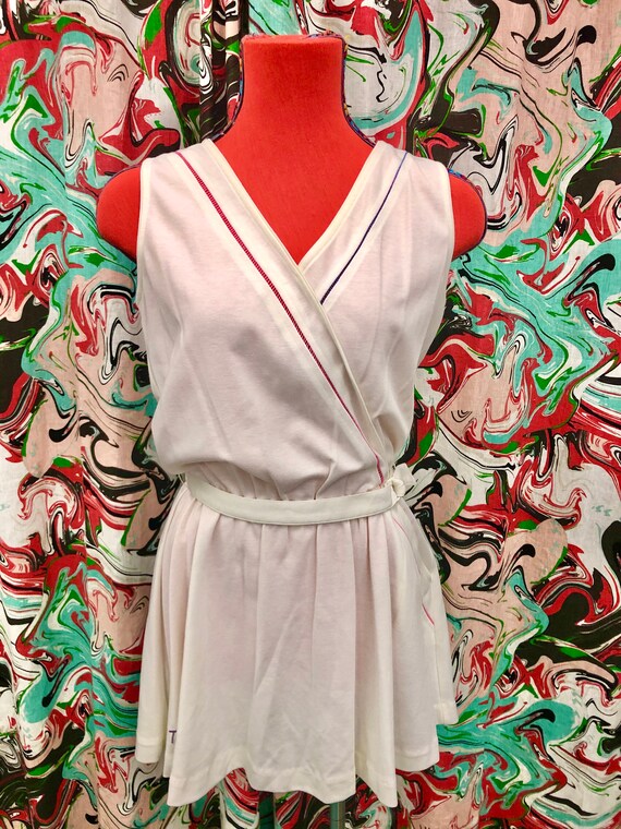 1980's cotton Tail tennis dress