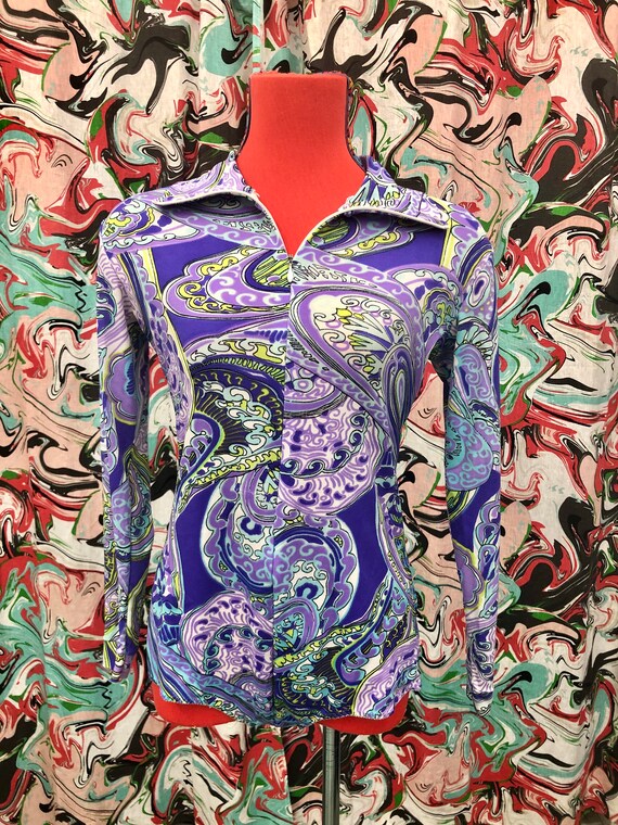 1960's psychedelic bodysuit