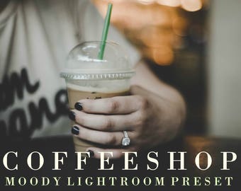 Coffeeshop | Lightroom Preset, Moody Preset, Wedding Lightroom Preset