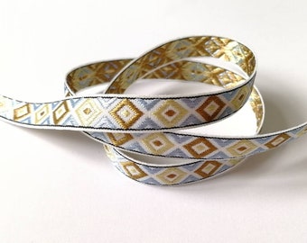 Galon Ethnic ribbon turquoise / light blue of your choice 10 mm