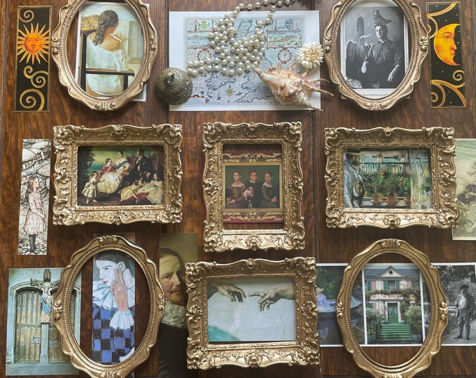 Vintage Rococo Gold Frames/italian Florentine/vintage Gilt Resin