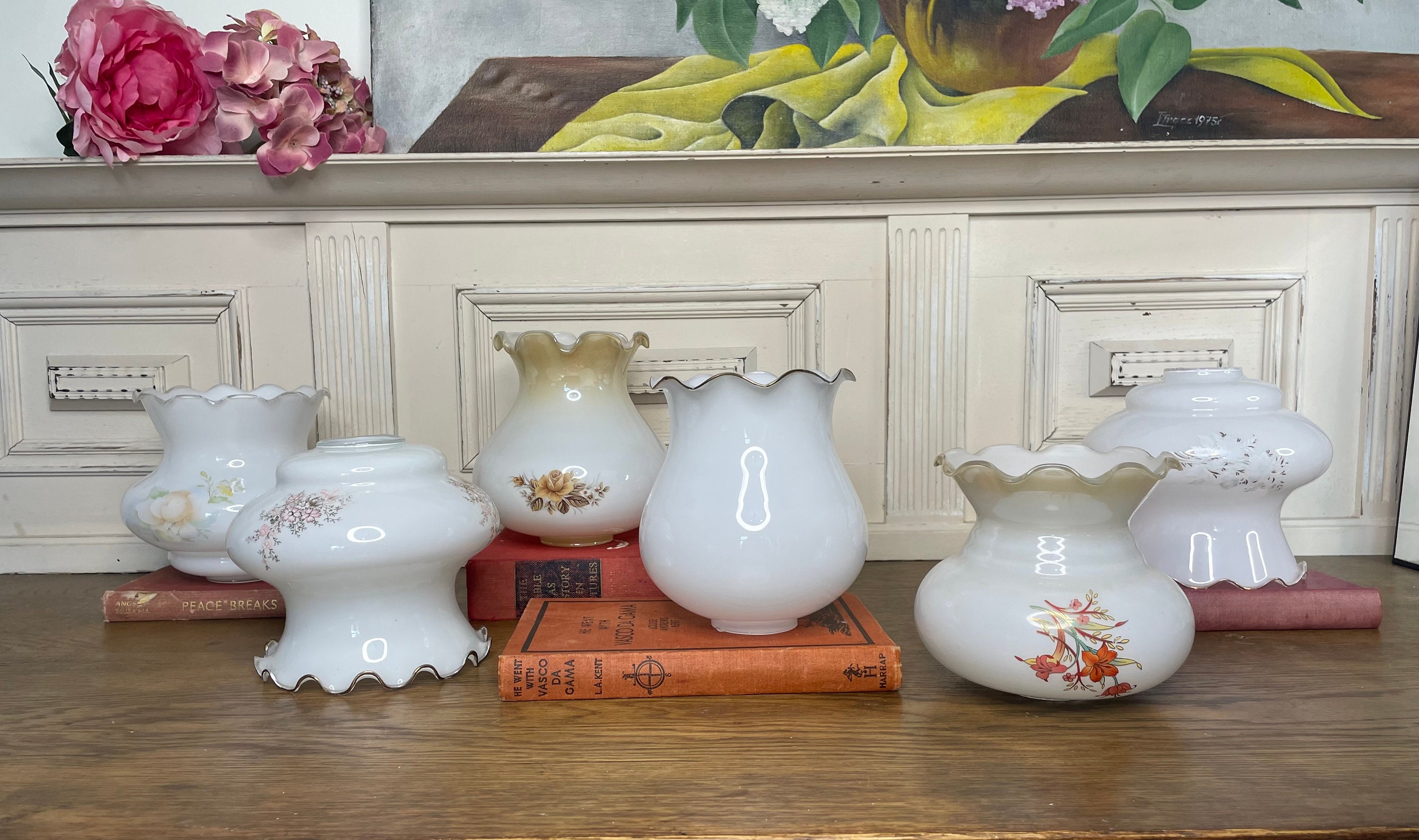 Gas lamp shades deals