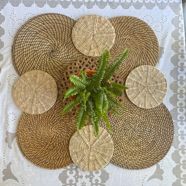 Rattan Placemats Etsy UK