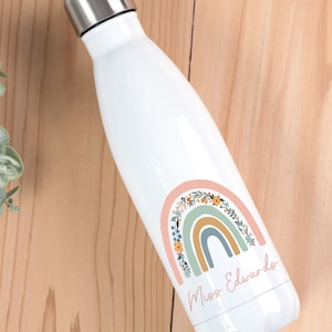Personalised Teacher Bottle, Teacher Gifts, Teacher Appreciation Gift, End of Term Teacher Gift, Teacher Present, Teaching Assistant Gift
