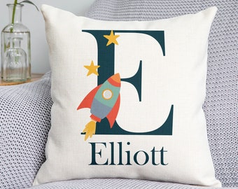 grey initial cushions