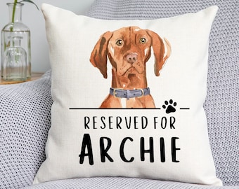 Dog Gift Present Top Quality Cushion Cover NEW RESERVED FOR THE VIZSLA Dog Gift Present Top Quality Cushion Cover NEW RESERVED FOR THE VIZSLA