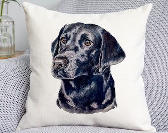 Watercolour Labrador Cushion