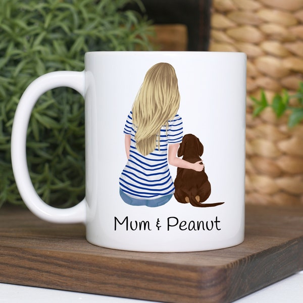 Customisable Dog Mum Mug - Dog Mug - Custom Dog mug - Dog owner gift - Dog owner mug- Dog Mum