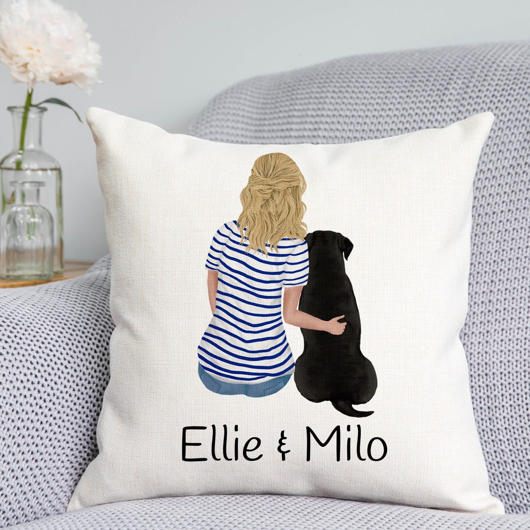 Customisable Dog Cushion Dog Cushion Custom Dog Cushion Dog Owner Gift