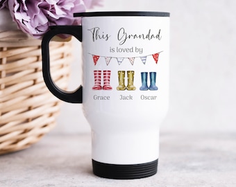 Grandad Is Loved By Travel Mug - Grandad Travel Mug - Grandad Gift