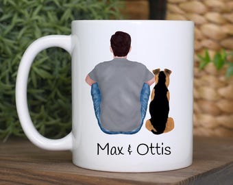 Customisable Dog Dad Mug - Dog Mug - Custom Dog mug - Dog owner gift - Dog owner mug- Dog Dad