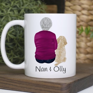 Customisable Dog Grandma Mug - Dog Mug - Custom Dog mug - Dog owner gift - Dog owner mug- Dog Grandma