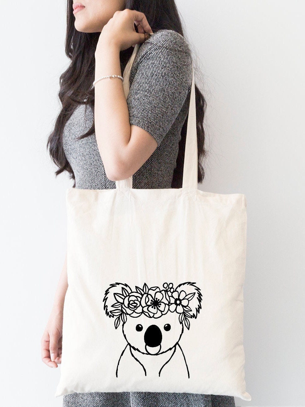 Koala tote Bag koala gift koala bag koala Etsy
