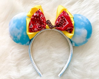 Toy Story Mickey Ears Woody Minnie Mouse Headband Jesse Disney Inspired Andy's Room Ears