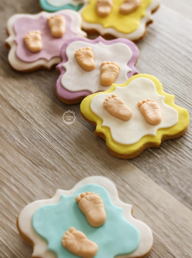 Baby Feet Biscuits Baby Shower Cookies Baby Announcement Etsy Baby Feet Biscuits Baby Shower Cookies Baby Announcement Etsy