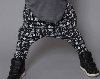 Kids Harem Pants | Printed Harem Pants | Baby Harem Pants | Baby Shower Gift | Toddler Pants | Baby Jogger Pants | Toddler Leggings UMMOK