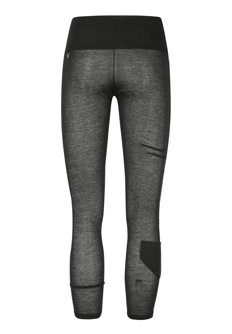 Black Knit Leggings Women/'s Urban Fashion Futuristic Clothing Transparent Black Leggings Goth Clubwear UMMOK See Through Leggings