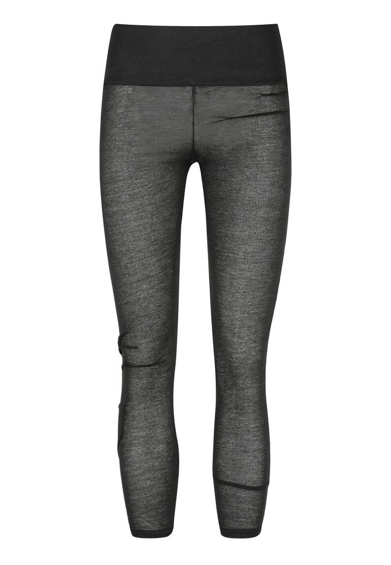 Black Knit Leggings Women/'s Urban Fashion Futuristic Clothing Transparent Black Leggings Goth Clubwear UMMOK See Through Leggings