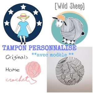 Tampon personnalisé fait-main, tampon logo, tampon baptême, tampon mariage, tampon gomme japonaise, tampon personnalisable, tampon encreur
