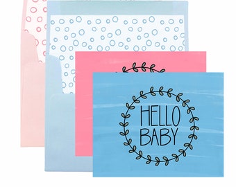 Hello Baby Shower Card