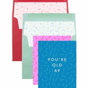 You&#39;re Old AF Birthday Card