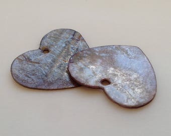 LOT 10 PERLE PENDANTE SEQUIN NACRE NATURELLE TRANSLUCIDE RONDE 25MM VERT //10