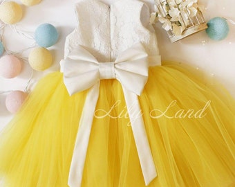 flower girl sunflower dresses