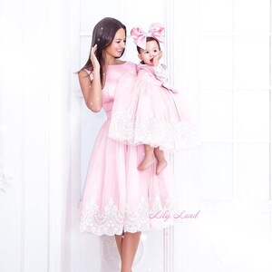matching birthday outfits for mom and daughter
