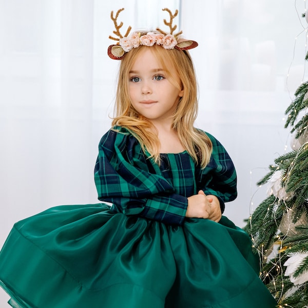 Christmas Dress Baby Etsy