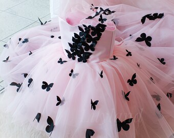 butterfly frock for baby girl