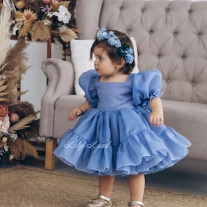Baby girl navy occasion dress cheap