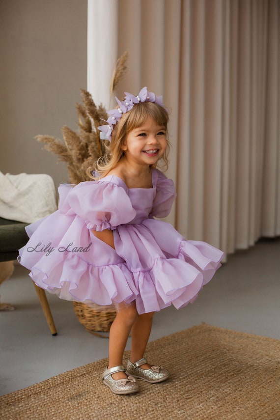 Puffy flower girl dresses sales
