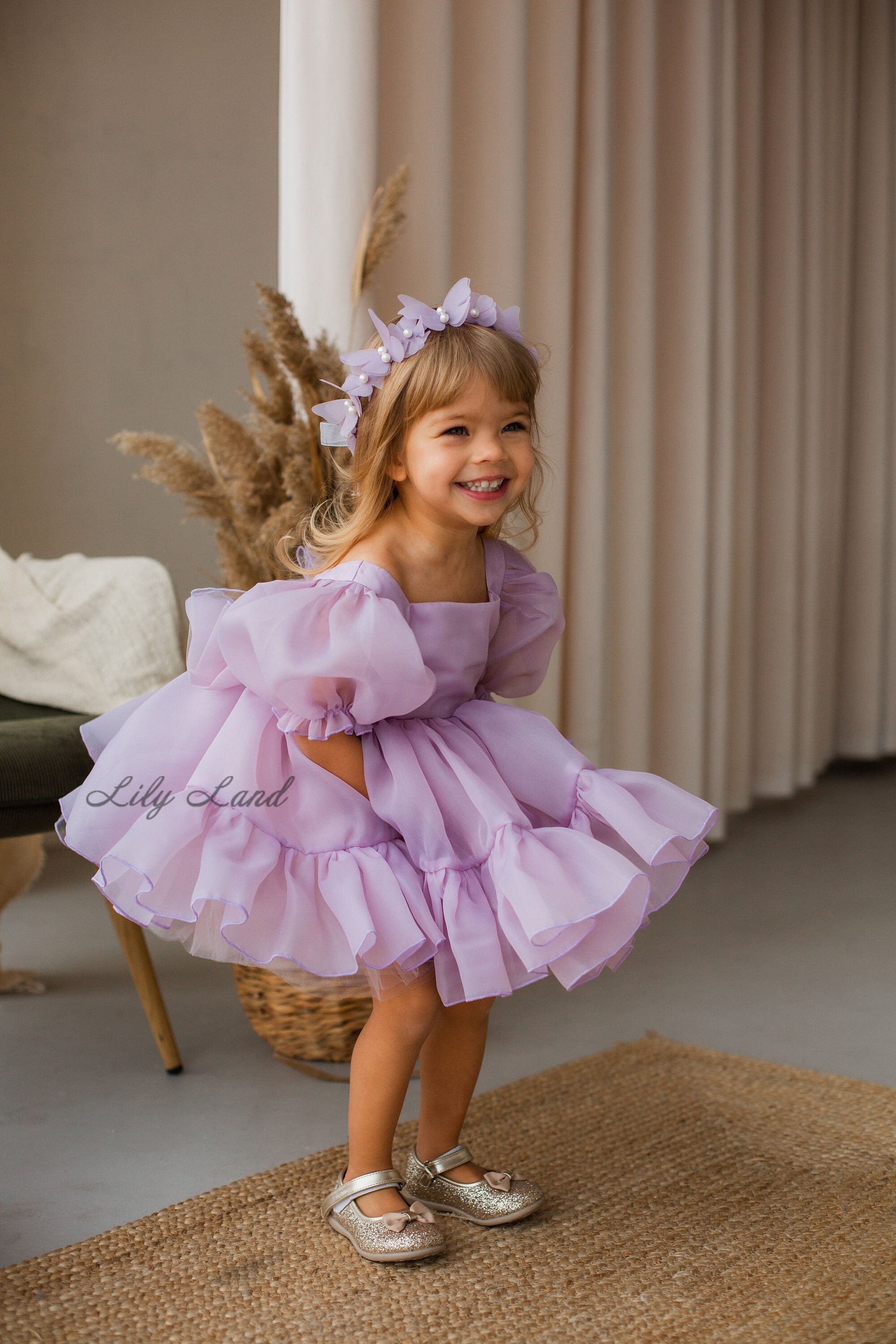 LILI- BABY VESTIDO PRINCESA PARA NIÑA 2 AÑOS