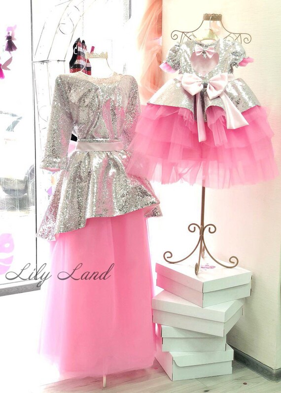 tutu dress for mom and daughter