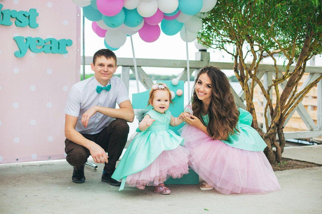 First Birthday Dresses Matching Outfits ...