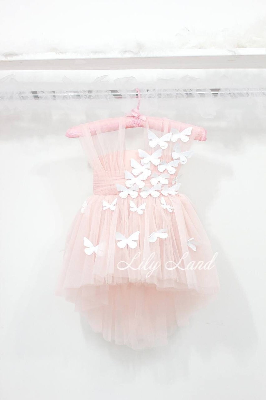Butterfly Birthday Dress for Baby Girl Toddler Tulle Dress Etsy