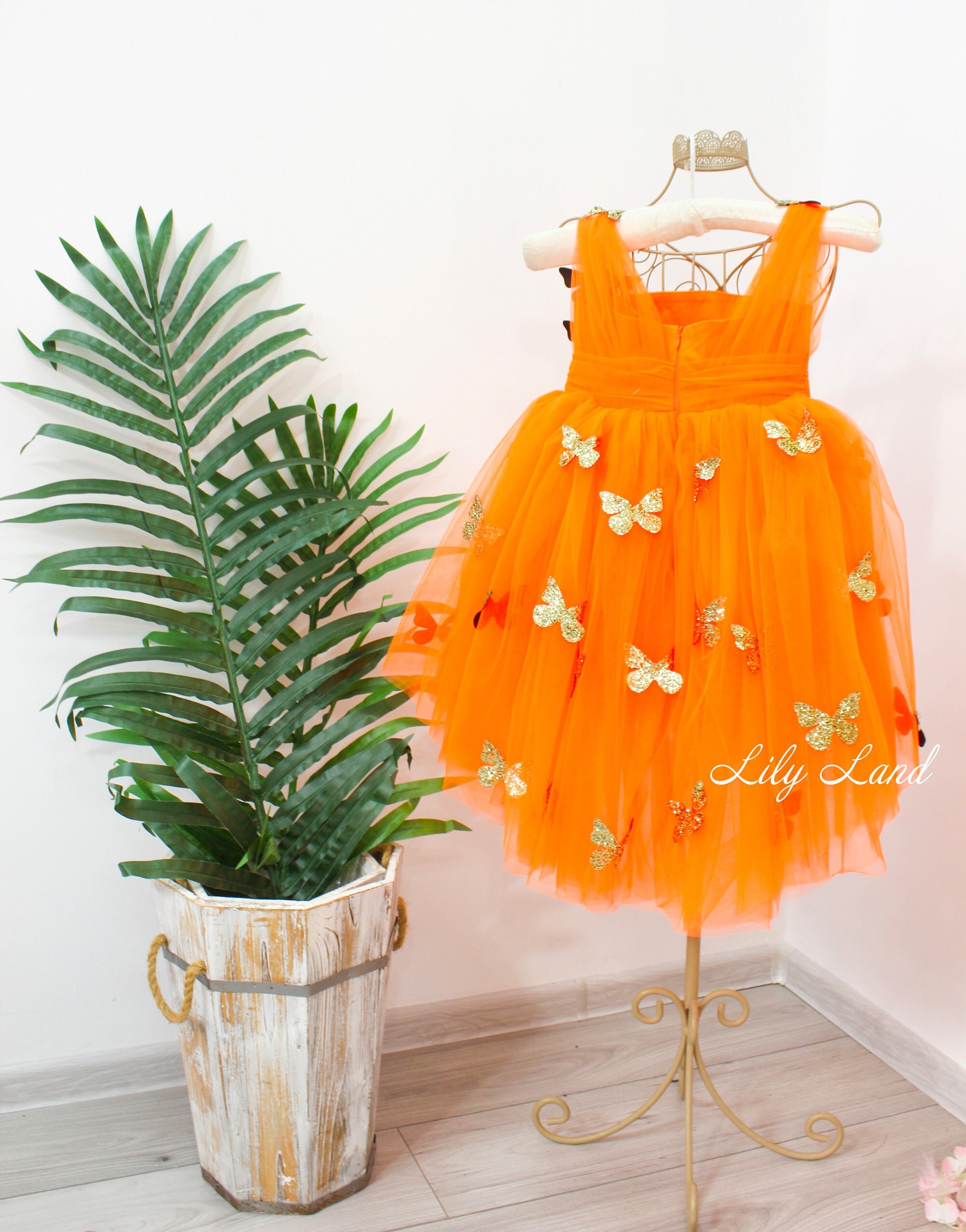 golden butterfly dress Girls Sequin Butterfly Party Dress 4 / Gray / Lil Girl main image 1