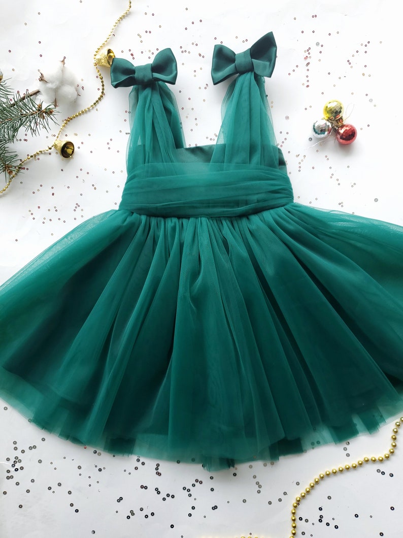 Blue Baby Girl Dress Stunning Tulle Infant dress Toddler Etsy