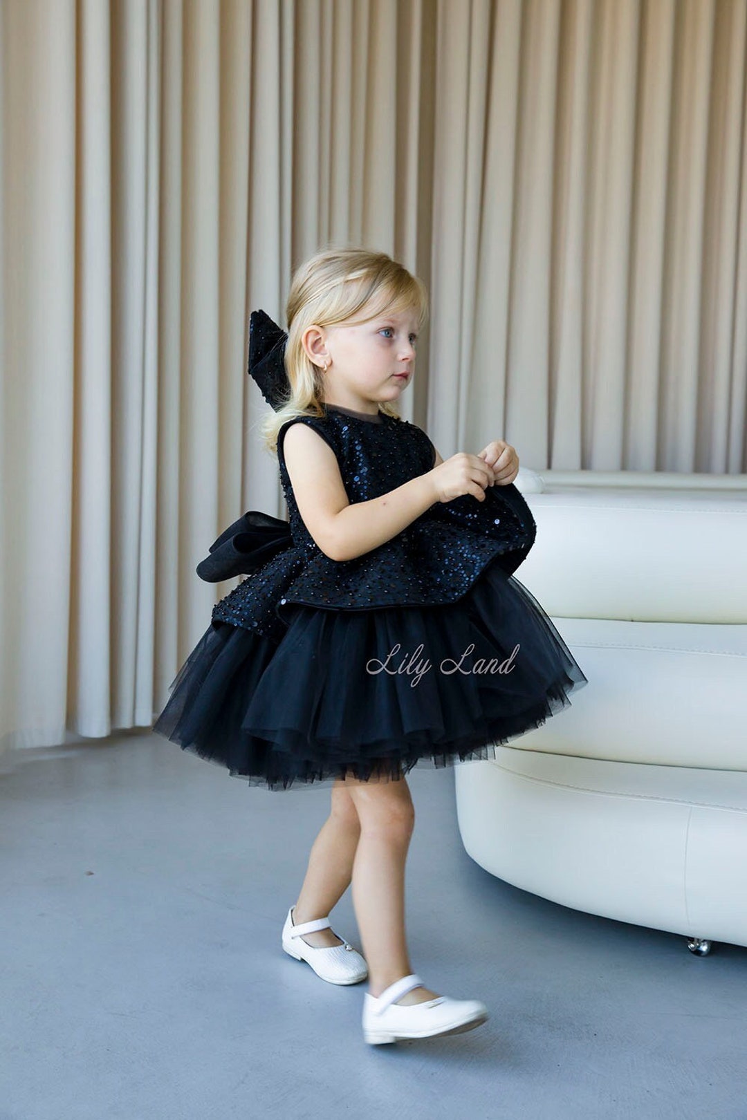 Tutu Dress Little Black Dress Baby Elegant Black Satin Baby Dress For  Special Occasions  Birthday