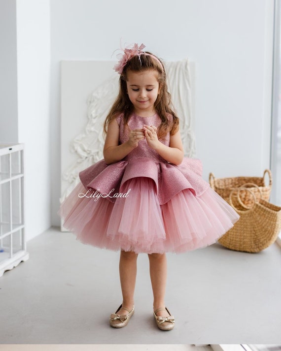Dusty Rose Tutu Flower Girl Dress, Birthday Baby Party Dress, Holiday Special Occasion Pageant Prom Gown, Wedding Guest Photoshoot Wear - Etsy Dusty Rose Tutu Flower Girl Dress, Birthday Baby Party Dress, Holiday Special Occasion Pageant Prom Gown, Wedding Guest Photoshoot Wear - Etsy